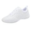 Womens White Sneaker Non Slip Walking Lightweight Competition Dance Cheerleading Athletic Training Tennis Shoes (White, 7) view 1