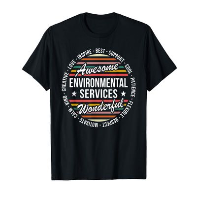 Environmental Services Gifts Funny Housekeeping EVS Week T-Shirt