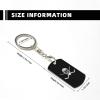 Wxenaiedk Crossed Goalie Sticks Hockey Keychain For Rectangle Carabiner With Keyring Clips For Car Keys view 4