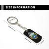 Wxenaiedk Coat Of Arms Of Costa Rica Keychain For Rectangle Carabiner With Keyring Clips For Car Keys view 4