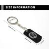 Wxenaiedk Viking Vegvisir Compass Keychain For Rectangle Carabiner With Keyring Clips For Car Keys view 4
