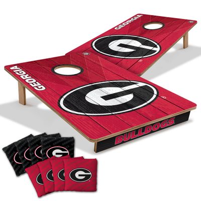 YouTheFan NCAA Georgia Bulldogs 2 x 3 Wood Cornhole Game with Logo Bags