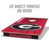 YouTheFan NCAA Georgia Bulldogs 2 x 3 Wood Cornhole Game with Logo Bags view 2