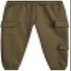 Dreamstar Girls Sweatpants - Soft Fleece Oversized Cargo Pants for Girls - Baggy Kids Sweatpants with Drawstrings, Size 8, Olive Green view 4