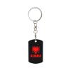 Wxenaiedk Albanian Flag Keychain For Rectangle Carabiner With Keyring Clips For Car Keys view 1