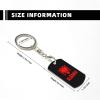 Wxenaiedk Albanian Flag Keychain For Rectangle Carabiner With Keyring Clips For Car Keys view 4