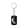 Wxenaiedk Silhouette Of Sailboat Vehicles Keychain For Rectangle Carabiner With Keyring Clips For Car Keys view 1