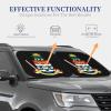 Cayman Islands The Official Emblem Car Windshield Sun Shade Foldable 2-Piece Car Sunshades Reflect UV Sun and Heat view 4