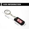Wxenaiedk Japanese Sumo Hanzi Keychain For Rectangle Carabiner With Keyring Clips For Car Keys view 4