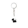 Wxenaiedk Scottie Dog Keychain For Rectangle Carabiner With Keyring Clips For Car Keys view 1