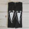 Eco Treasures Market Groomsmen Socks - Usher Gift, Proposal Box, Best Man Gift, Funny Tuxedo Novelty Socks, Premium Bamboo, Large view 2