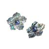 .925 Sterling Silver Abalone and Freshwater Pearl Earrings view 1