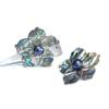 .925 Sterling Silver Abalone and Freshwater Pearl Earrings view 4
