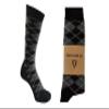 Eco Treasures Market Groomsmen Socks - Usher Gift, Proposal Box, Best Man Gift, Funny Novelty Socks, Premium Bamboo Black Argyle view 1