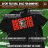 Cleveland Browns NFL Youth Repeating Logo Football T-Shirt - Black view 3
