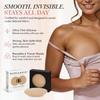 BARE & BASIC Reusable Nipple Covers for Women  Silicone Pasties Nipple Covers, Adhesive Nip Covers, Waterproof Nipple Stickers, Seamless Silicone Breast Pads with Travel Bag, Ebony, Cup A-C view 2