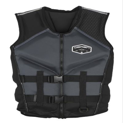 O'Brien Recon Men's Neoprene CGA Life Jacket, Black, X-Large