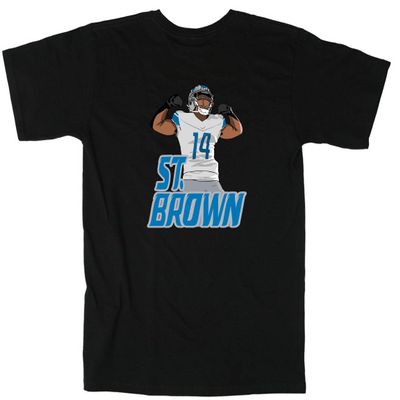 Amon-Ra St Brown Touchdown Detroit Shirt T-Shirt Youth Medium