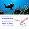 ChengyuWei Reef Drift Hook with Line, Diving Reef Hooks, Sturdy Stable Resistant Hooks, Nylon Stainless Steel Cave Drift Hook, Scuba Diving Reef Double Hook for Cave Dive Underwater Activities (Pink) view 3
