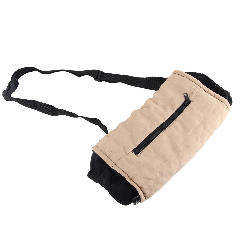 Windproof Suede Hand Muff - Rechargeable Heat Packs for Winter Outdoor Activities