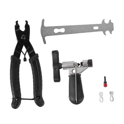 Gogogmee Bike Chain Repair Tool Set Quick Link Removal Pliers Chain Splitter for Easy Bike Maintenance Connector Tool for Home Road Use