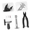 Gogogmee Bike Chain Repair Tool Set Quick Link Removal Pliers Chain Splitter for Easy Bike Maintenance Connector Tool for Home Road Use view 3