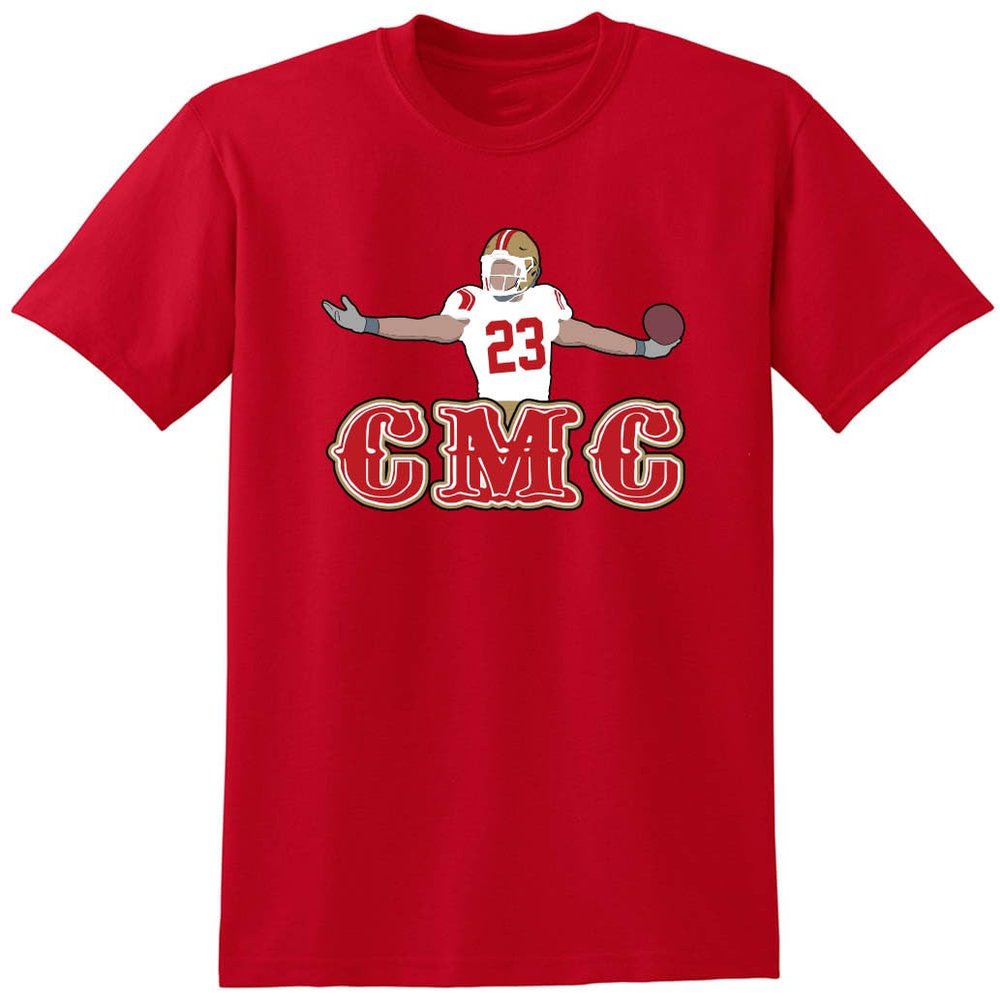Christian McCaffrey CMC San Francisco Shirt T-Shirt Toddler 3T Red
