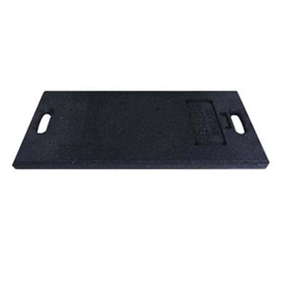 Plasticade Heavy Duty Recycled Rubber Aircraft & Boating Ballast Weight (25 lbs.) to Center Cargo Hold, Durable Against Weather, Low Profile, Stackable, 14" W x 30" L x 1.8" H, Made in the USA