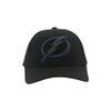 Tampa Bay Lightning NHL Officially Licensed Adjustable Snapback Hat Dakota Element Black view 2