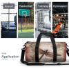 Gym Bag Dragonfly Animal Duffel Bag for Men Women Overnight Bag with Shoe Compartment Workout Bags view 3