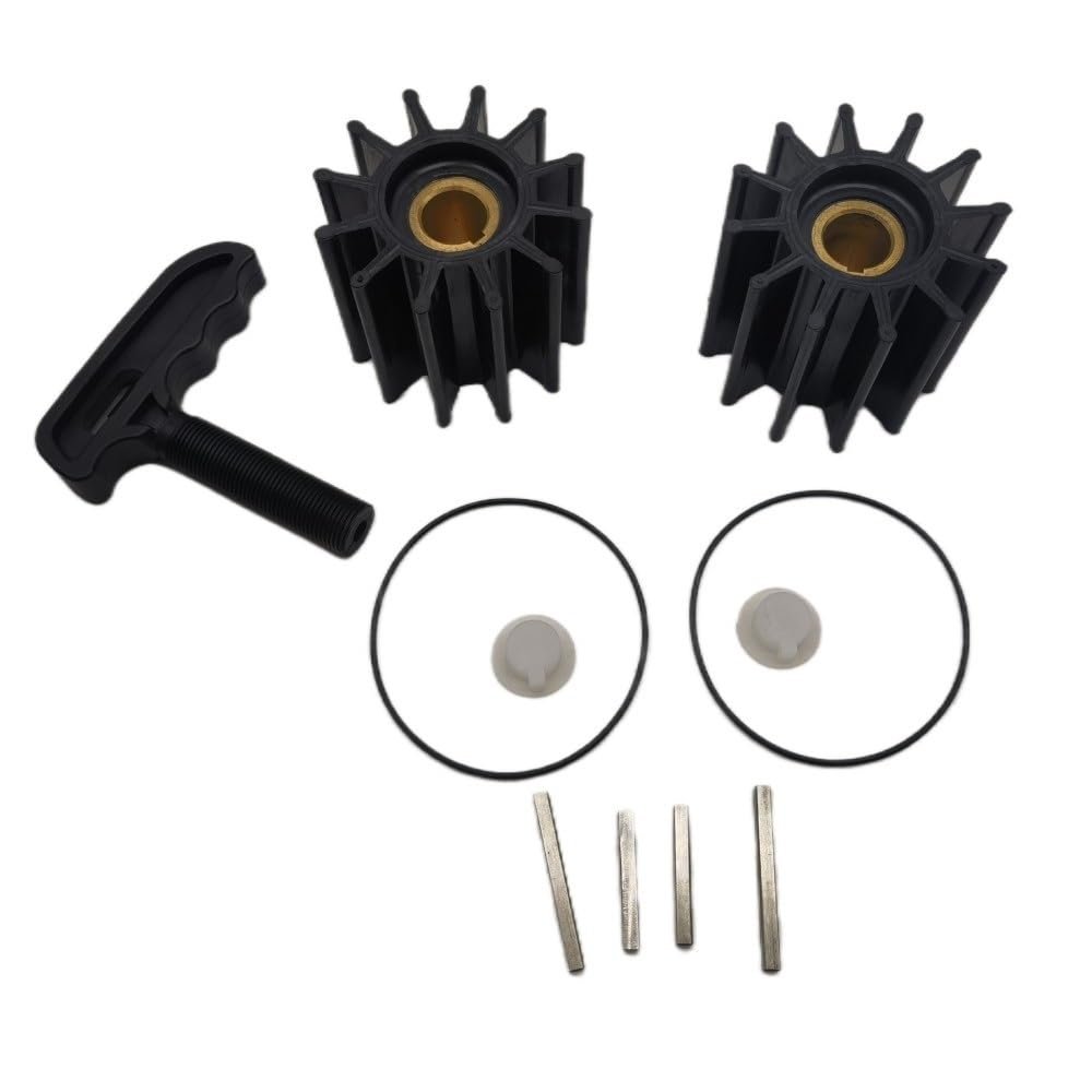 FyJcBdd 17000K 2 *Pair of Impeller Kits Replaces Sherwood Cummins Caterpillar with Puller 3802444 1W5664 Parts