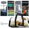 Gym Bag Honey Animal Duffel Bag for Men Women Overnight Bag with Shoe Compartment Workout Bags view 3
