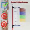 ZDJZMGZ Adults Vertical Jump Tester 1.3m-3.6m Adjustable Floor Standing High Jump Training Equipment with Reset Telescopic Rod Portable Vertical Jump Trainer view 2