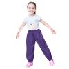Kids Splash Rain Pants for Boys Girls Windproof Breathable Cozy-Dry Mud Elastic Trousers Reflective (Purple, 1-2 Years) view 2