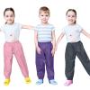 Kids Splash Rain Pants for Boys Girls Windproof Breathable Cozy-Dry Mud Elastic Trousers Reflective (Purple, 1-2 Years) view 4