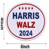 10 Pack Harris Walz 2024 Stickers Kamala Harris Tim Walz (Waltz) President 2024 Reflective Vinyl Sticker Laptop Decal Car Bumper Window Waterproof Sticker view 2