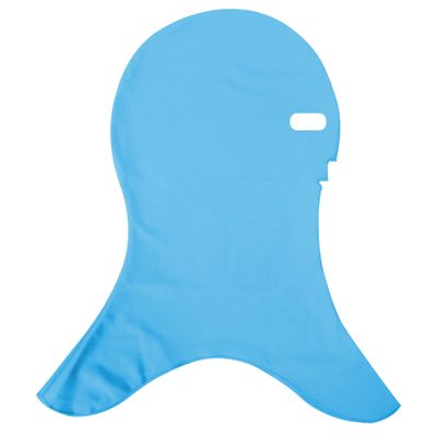 Yaoliucp Swim Cap Elastic Soft Sun Protection Facekini Mask Breathable Anti-Sting Flexible Lightweight 4-Hole Full Head Sunscreen Mask for Running, Cycling, Fishing (Blue), UV Protection Mask