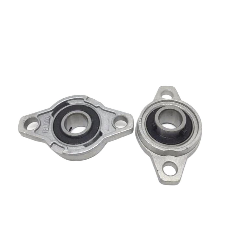 GJREUUF 2Pcs KFL004 Zinc Alloy Pillow Block Bearing Mounted Support 20mm Bore Diameter Rhombic Flange Bearing