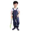 Kids Waterproof Suspender Rain Pants Toddler Lightweight Windproof Rain Bib Muddy Overalls Unisex (Black, 1-3 Years) view 1