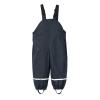 Kids Waterproof Suspender Rain Pants Toddler Lightweight Windproof Rain Bib Muddy Overalls Unisex (Black, 1-3 Years) view 2