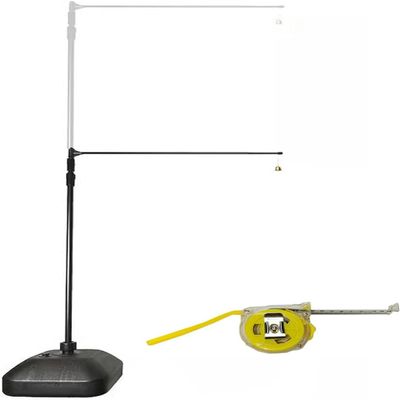 ZDJZMGZ 1.3-3.58 M Vertical Jump Trainer for Basketball, Fitness Power Jump Height Tester for Youth, Volleyball Spike Measurement Device with Ruler
