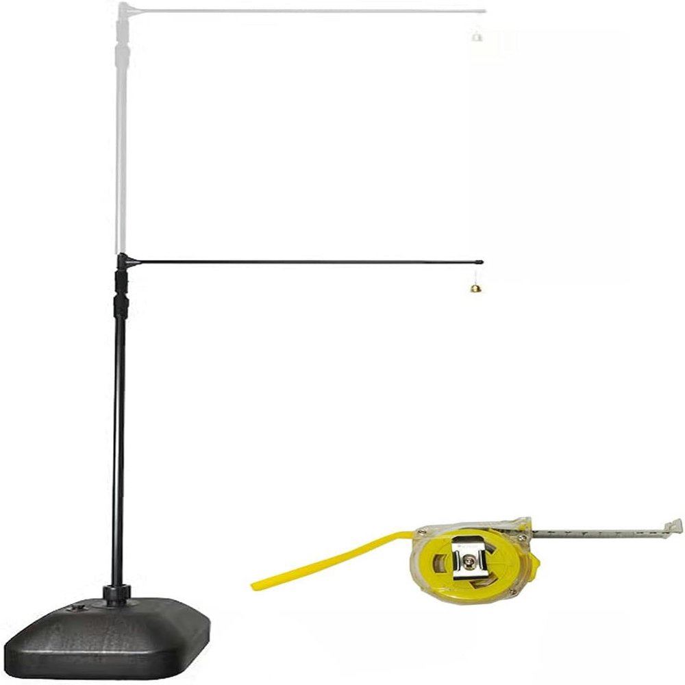 ZDJZMGZ 1.3-3.58 M Vertical Jump Trainer for Basketball, Fitness Power Jump Height Tester for Youth, Volleyball Spike Measurement Device with Ruler