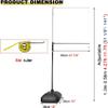 ZDJZMGZ 1.3-3.58 M Vertical Jump Trainer for Basketball, Fitness Power Jump Height Tester for Youth, Volleyball Spike Measurement Device with Ruler view 3