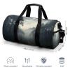 Gym Bag Cloud Forest Duffel Bag for Men Women Overnight Bag with Shoe Compartment Workout Bags view 2