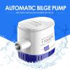 DC12V/24V Automatic bilge pump 600/750/1100GPH auto submersible boat water pump,electric pump for boats accessories marin(1100GPH 12V) view 3