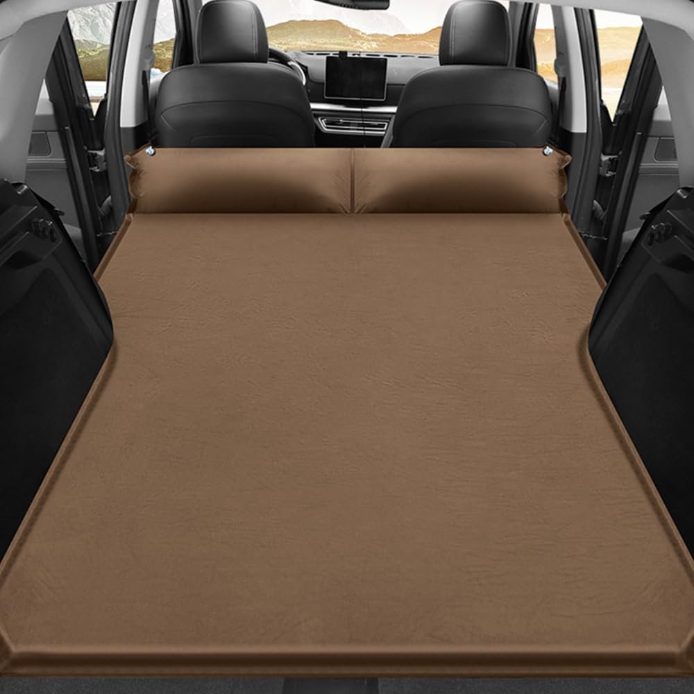 YCLNFC Car Inflatable Mattress for Lexus GX J150 J120 GX 460 400 GX OR Back Seat Air Mattress Thickened Air Bed Cushion Rear Trunk Sleeping Mattress Camping Travel,Brown01