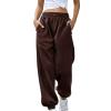 Orders,Prime Today's Deals,2024 Cinch Bottom Sweatpants Women Casual High Waisted Pockets Joggers Sport Workout Active Baggy Lounge Trousers,1-C,Xx-Large view 1