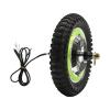 24V/12-inch Electric Brushless Gearless Motor Kit, 350W Motor Electronic Brake Disc Brake, Electric Brushless Motor Gear Front Rear Drive Wheel Hub for 10-14" Electric Scooters & Electric Cars view 3