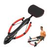 Rowing Machine Abdominal Exercise Machine, Home Thin Belly Fat Burning Exercise Abdominal Muscles, 90 Extension Angle, Three-Adjustable length and Tension (Black and Red) view 1