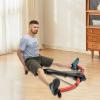 Rowing Machine Abdominal Exercise Machine, Home Thin Belly Fat Burning Exercise Abdominal Muscles, 90 Extension Angle, Three-Adjustable length and Tension (Black and Red) view 2